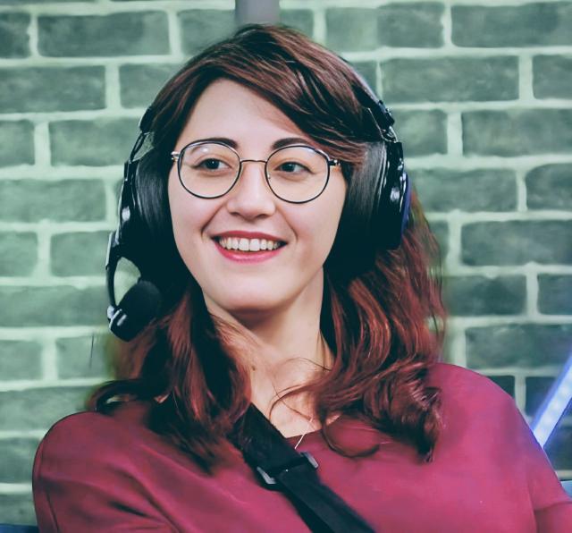 photo of Sofia in black and white